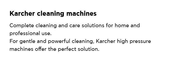 karcher cleaning machines